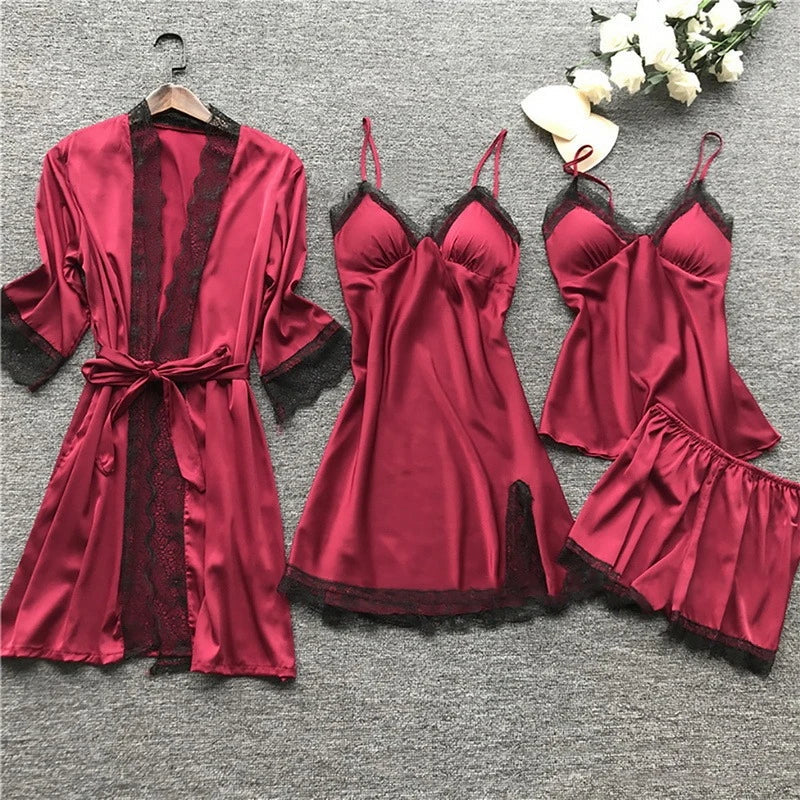 Ensemble de Pyjama de Luxe - Confort Ultime en Velours Soyeux