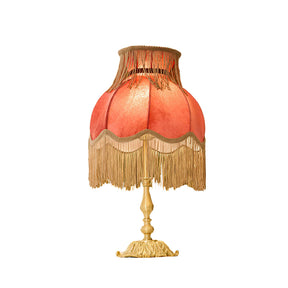 Lampe en Laiton Moderne avec Franges - Éclairage Chaleureux et Élégant