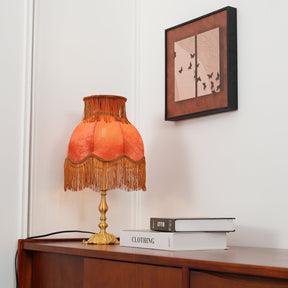 Lampe en Laiton Moderne avec Franges - Éclairage Chaleureux et Élégant