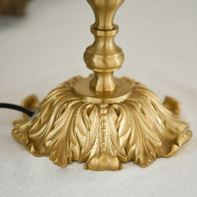 Lampe en Laiton Moderne avec Franges - Éclairage Chaleureux et Élégant