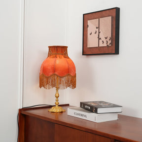 Lampe en Laiton Moderne avec Franges - Éclairage Chaleureux et Élégant