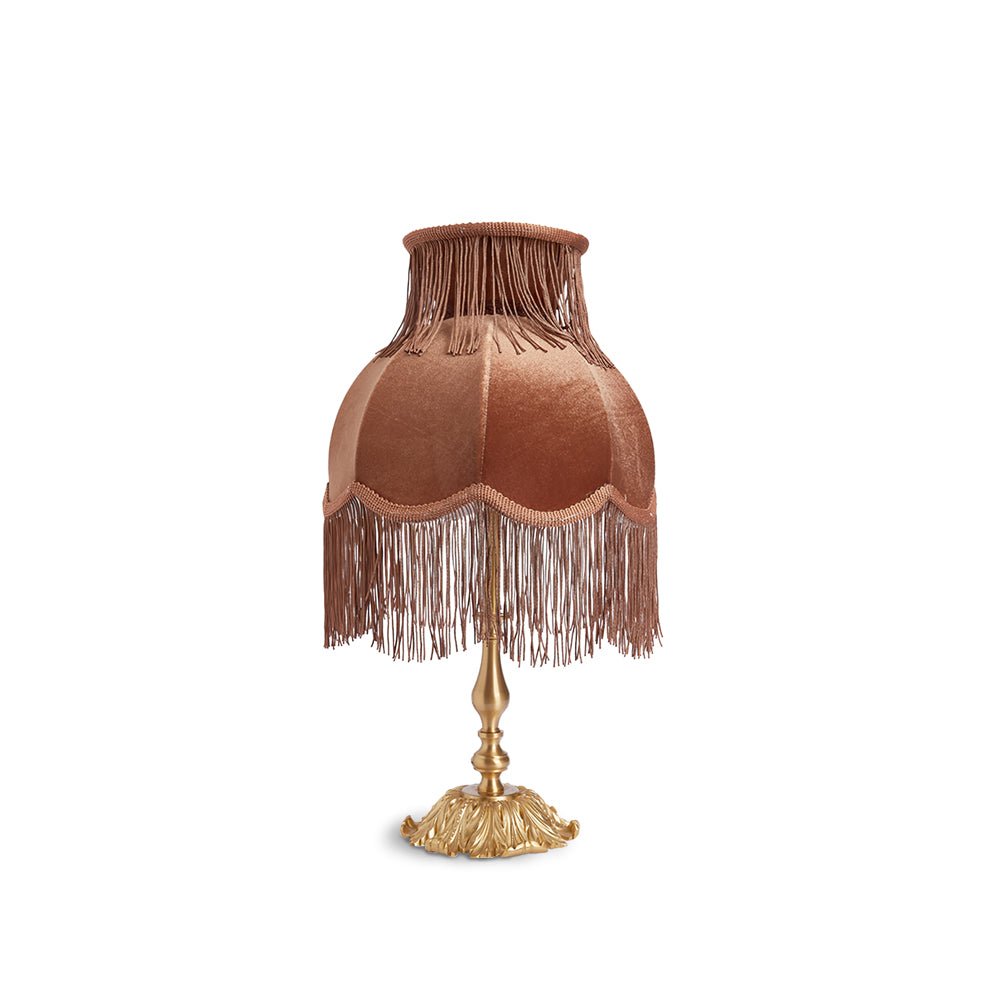 Lampe en Laiton Moderne avec Franges - Éclairage Chaleureux et Élégant