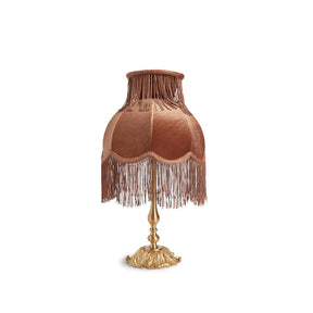 Lampe en Laiton Moderne avec Franges - Éclairage Chaleureux et Élégant