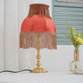 Lampe en Laiton Moderne avec Franges - Éclairage Chaleureux et Élégant