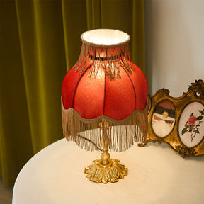 Lampe en Laiton Moderne avec Franges - Éclairage Chaleureux et Élégant
