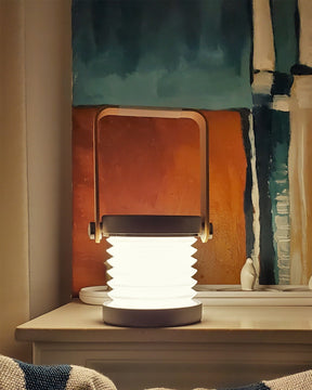 Lampe de Table Portable Élégante - Éclat Chaleureux et Design Unique