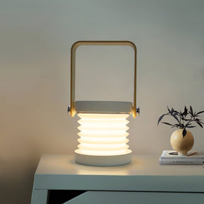 Lampe de Table Portable Élégante - Éclat Chaleureux et Design Unique