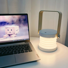 Lampe de Table Portable Élégante - Éclat Chaleureux et Design Unique