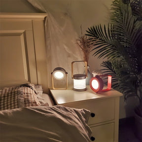 Lampe de Table Portable Élégante - Éclat Chaleureux et Design Unique