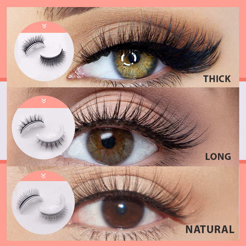 Cils Auto-adhésifs Réutilisables - Glamour Quotidien Sans Effort