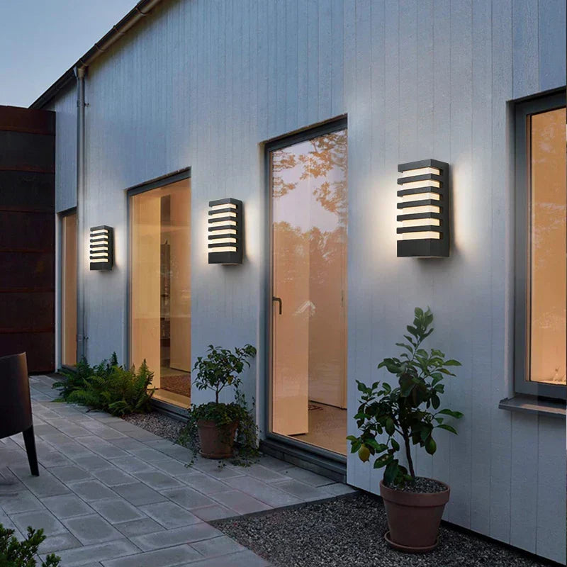 Lampe Murale Étanche en Aluminium - Éclairage Élégant pour Intérieur et Extérieur