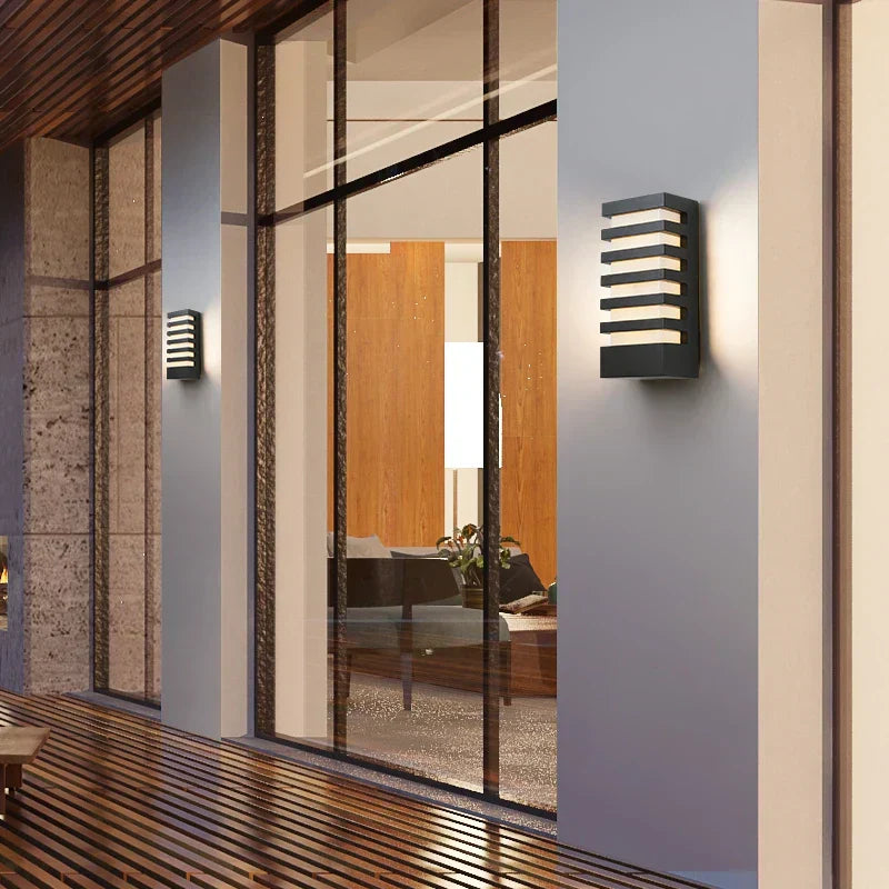 Lampe Murale Étanche en Aluminium - Éclairage Élégant pour Intérieur et Extérieur