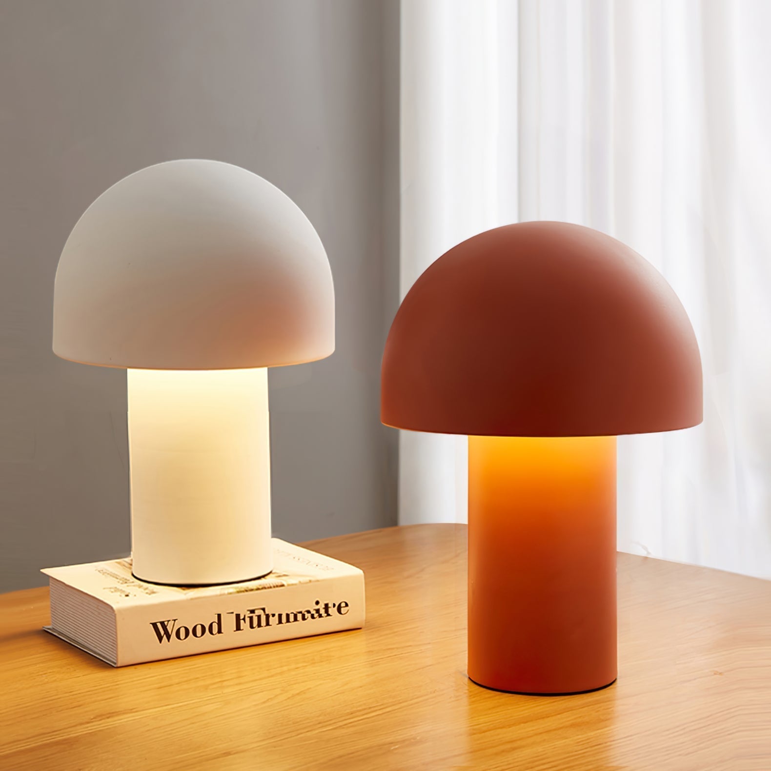 Lampe de Table Élégante LED - Design Minimaliste et Chaleureux