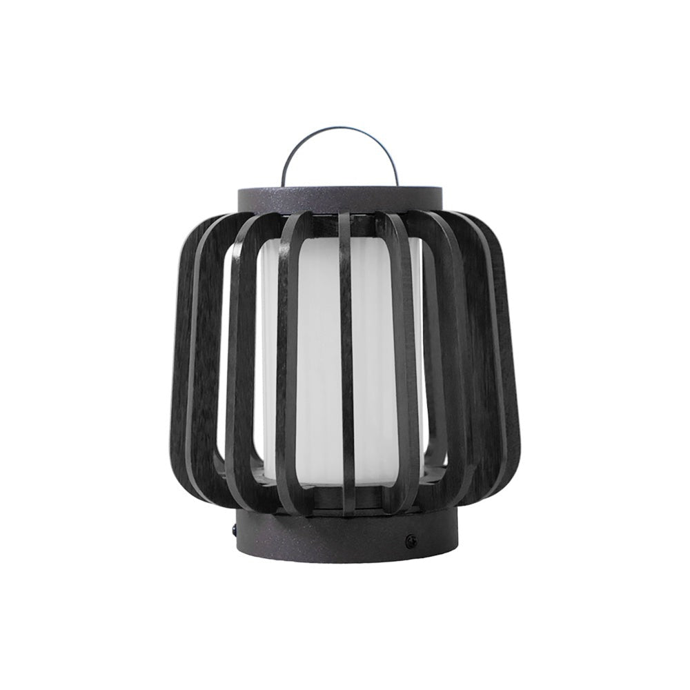 Lampe d'Éclairage Extérieur en Bois - Design Résistant aux Intempéries et Rechargeable