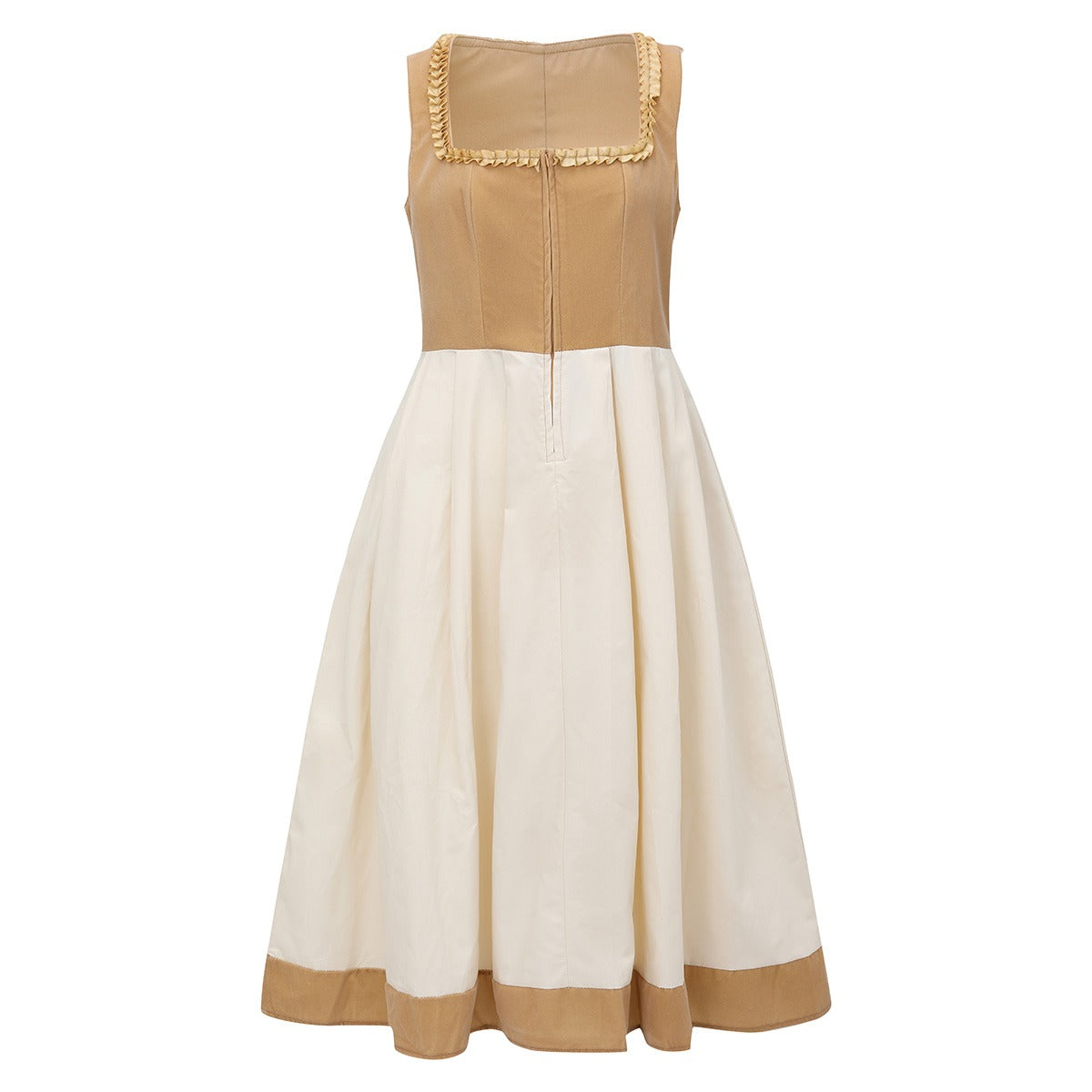 Dirndl Léopard Kaki pour Oktoberfest - Style Traditionnel avec Tablier Élégant