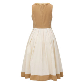 Dirndl Léopard Kaki pour Oktoberfest - Style Traditionnel avec Tablier Élégant