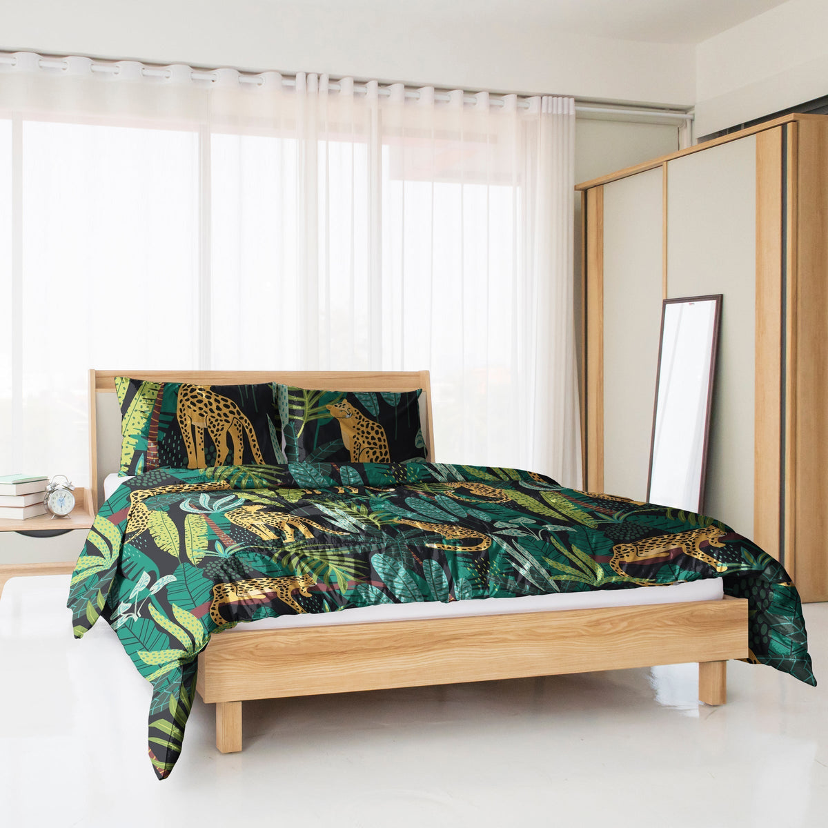 Housse de Couette en Coton Égyptien - Douceur et Design Élégant Moderne