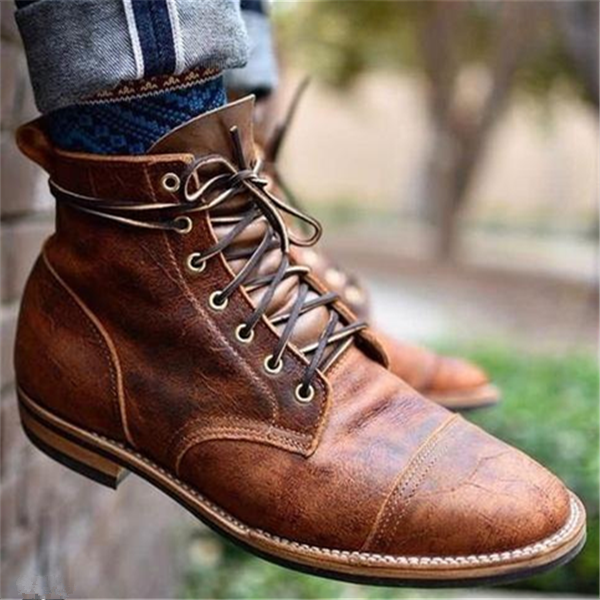 Bottines en Cuir pour Hommes - Élégance et Confort au Quotidien