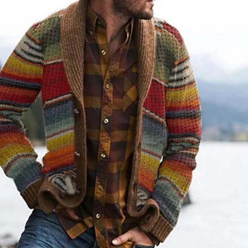 Cardigan à Rayures pour Femmes - Élégance Confortable et Polyvalente