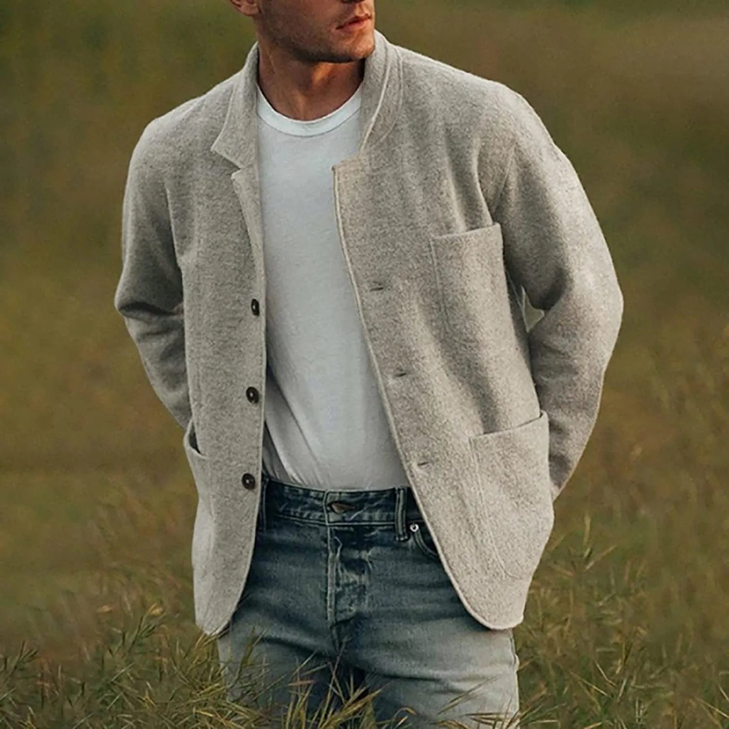 Veste Smart-Casual Élégante - Style Polyvalent et Confort Optimal