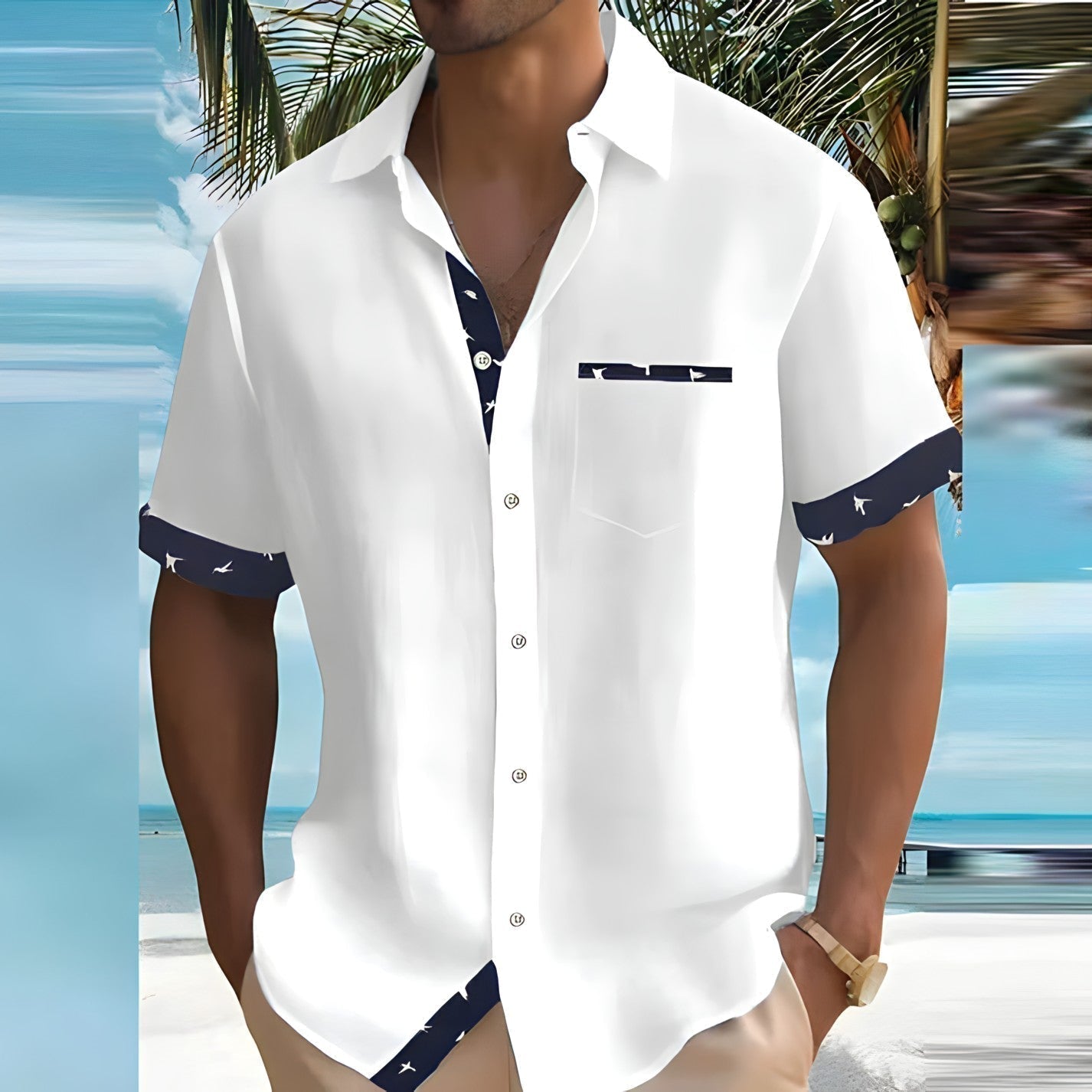 Chemise Respirante pour Hommes - Confort Légère et Style Décontracté