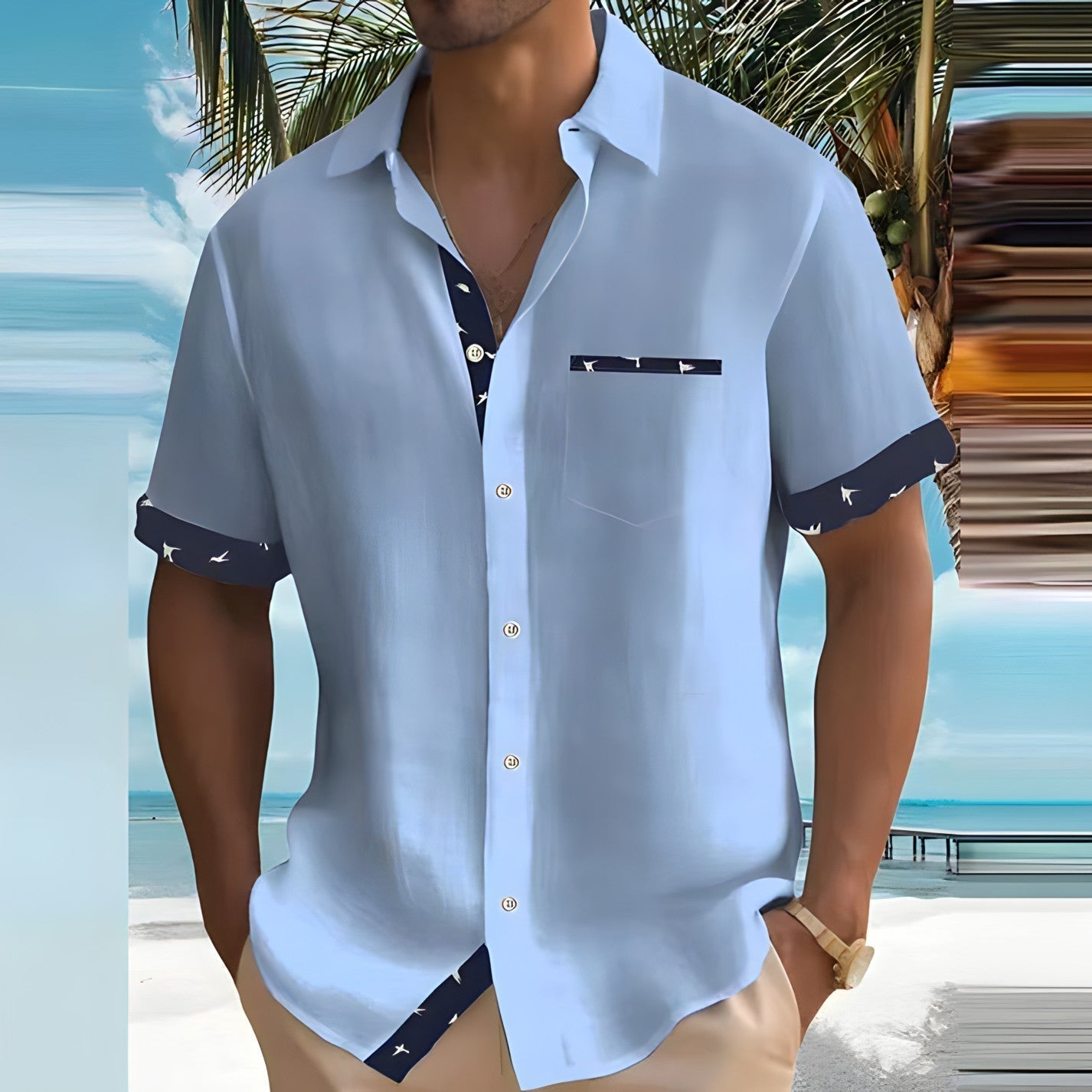 Chemise Respirante pour Hommes - Confort Légère et Style Décontracté