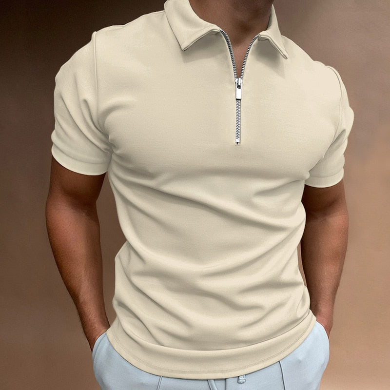 Polo Minimaliste pour Homme - Confort et Élégance au Quotidien