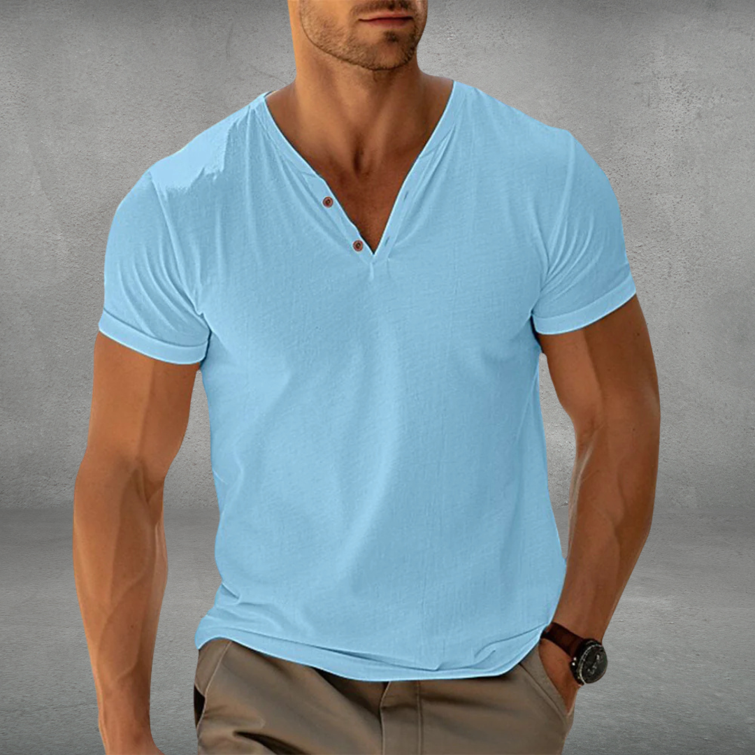 Polo Slim Fit Respirant pour Hommes - Élégance et Confort Anti-Rides