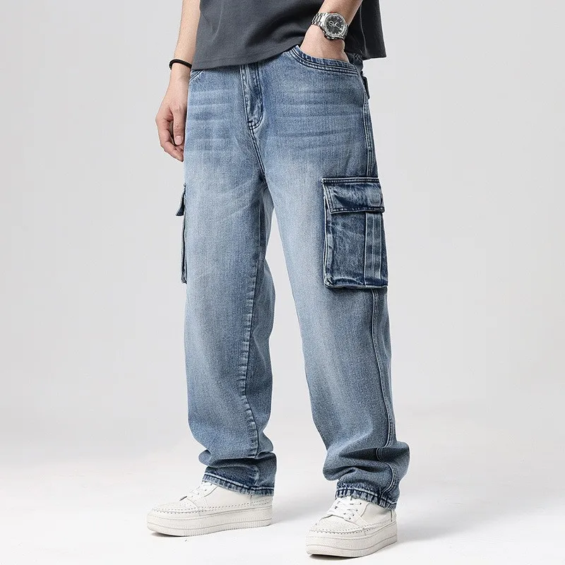 Jeans Relaxés pour Hommes - Style Urbain et Confort Quotidien