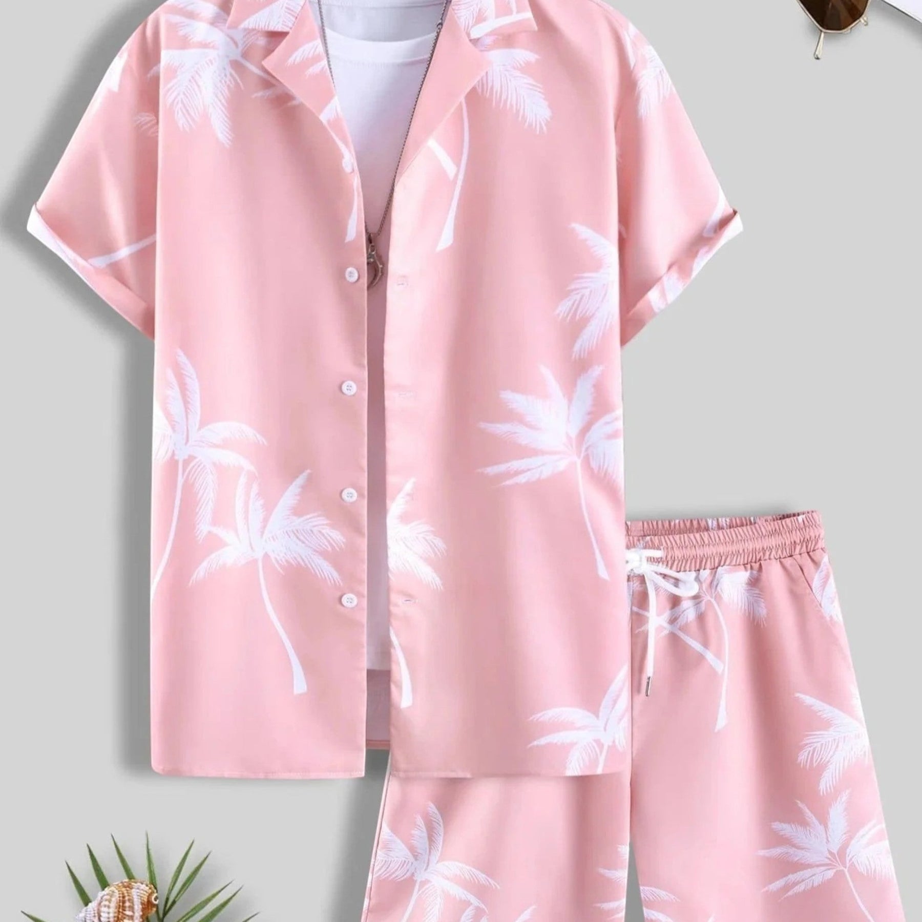 Ensemble Tropical Chic pour Été - Confort Léger et Style Coordonné