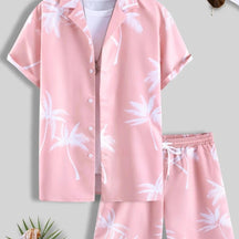 Ensemble Tropical Chic pour Été - Confort Léger et Style Coordonné