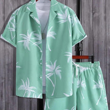 Ensemble Tropical Chic pour Été - Confort Léger et Style Coordonné