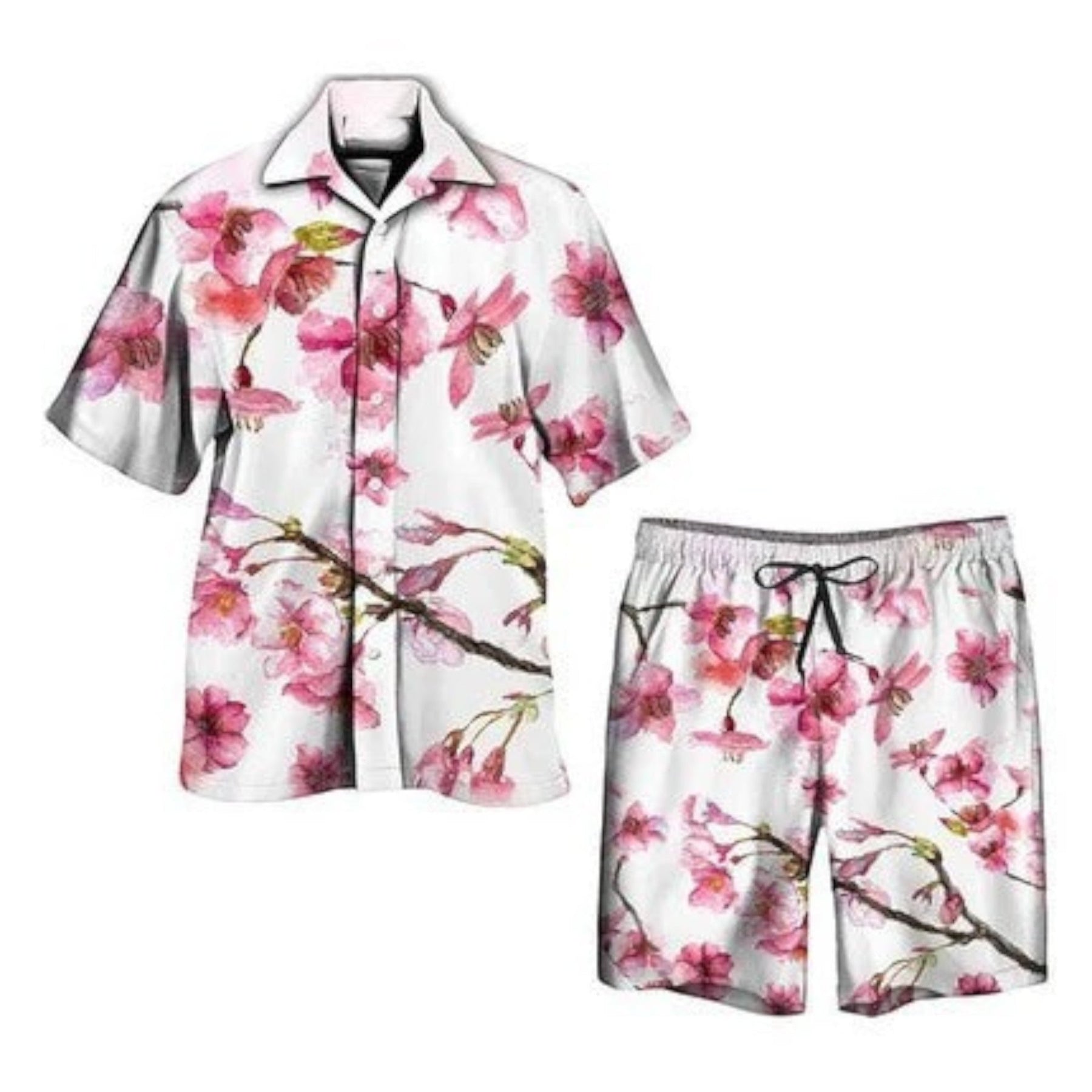 Ensemble Tropical Chic pour Été - Confort Léger et Style Coordonné