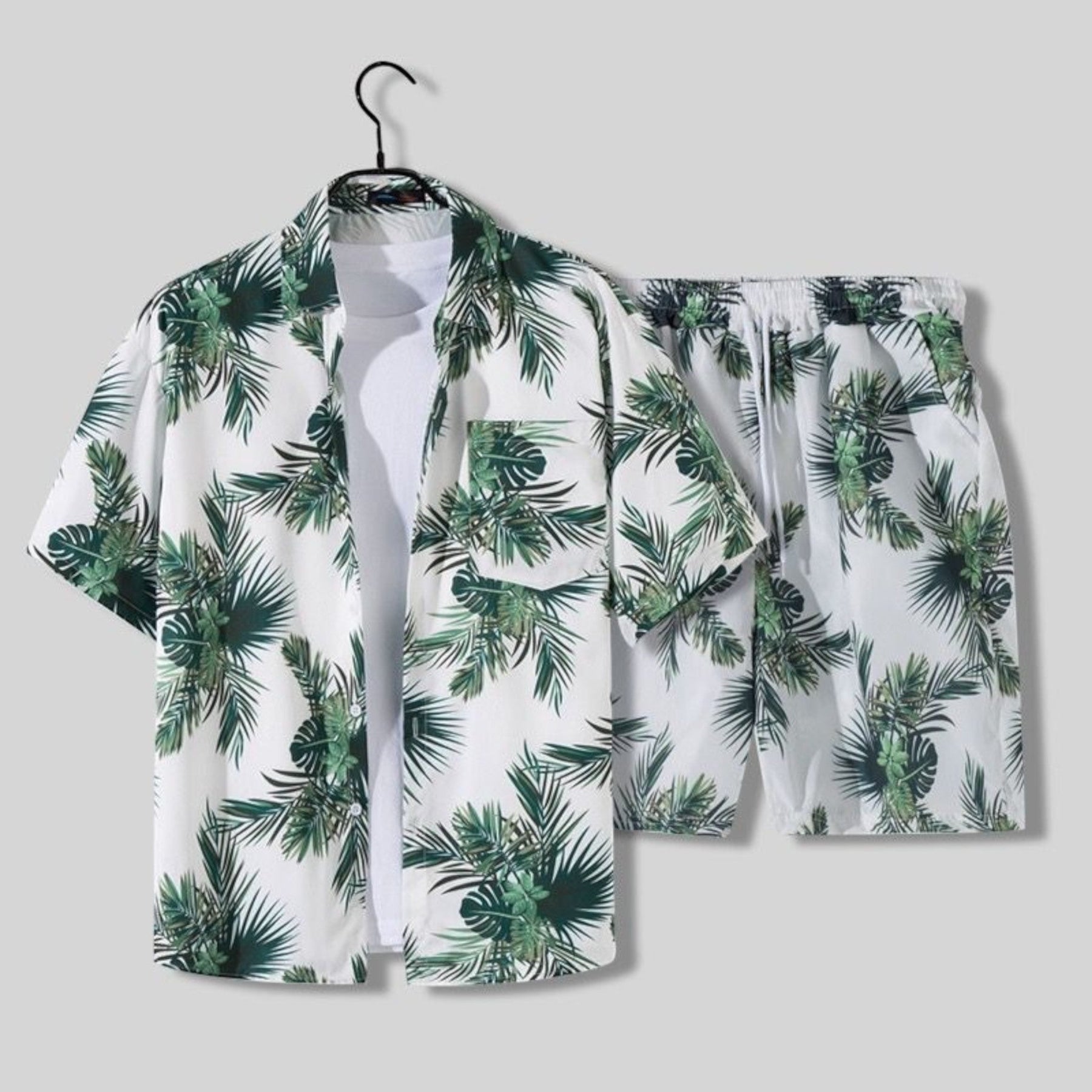 Ensemble Tropical Chic pour Été - Confort Léger et Style Coordonné