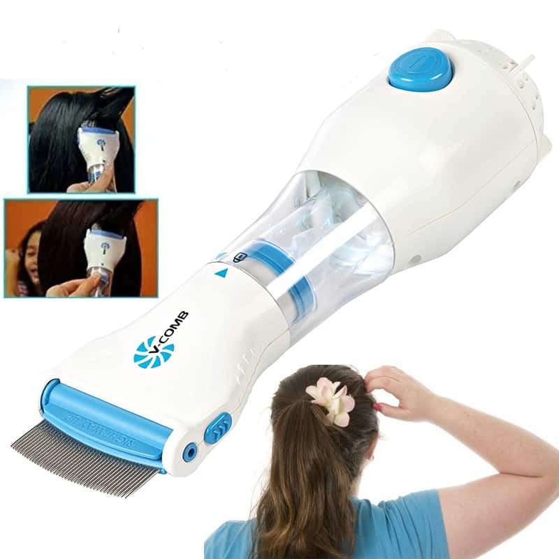Éliminateur de Poux Aspirant - Nettoyage Rapide et Efficace des Cheveux