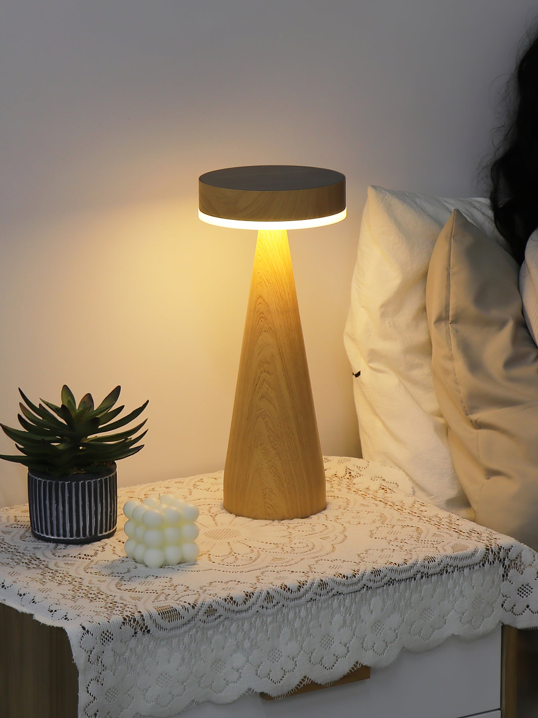 Lampe de Table Nautique Rechargeable - Élégance Inspirée par la Mer