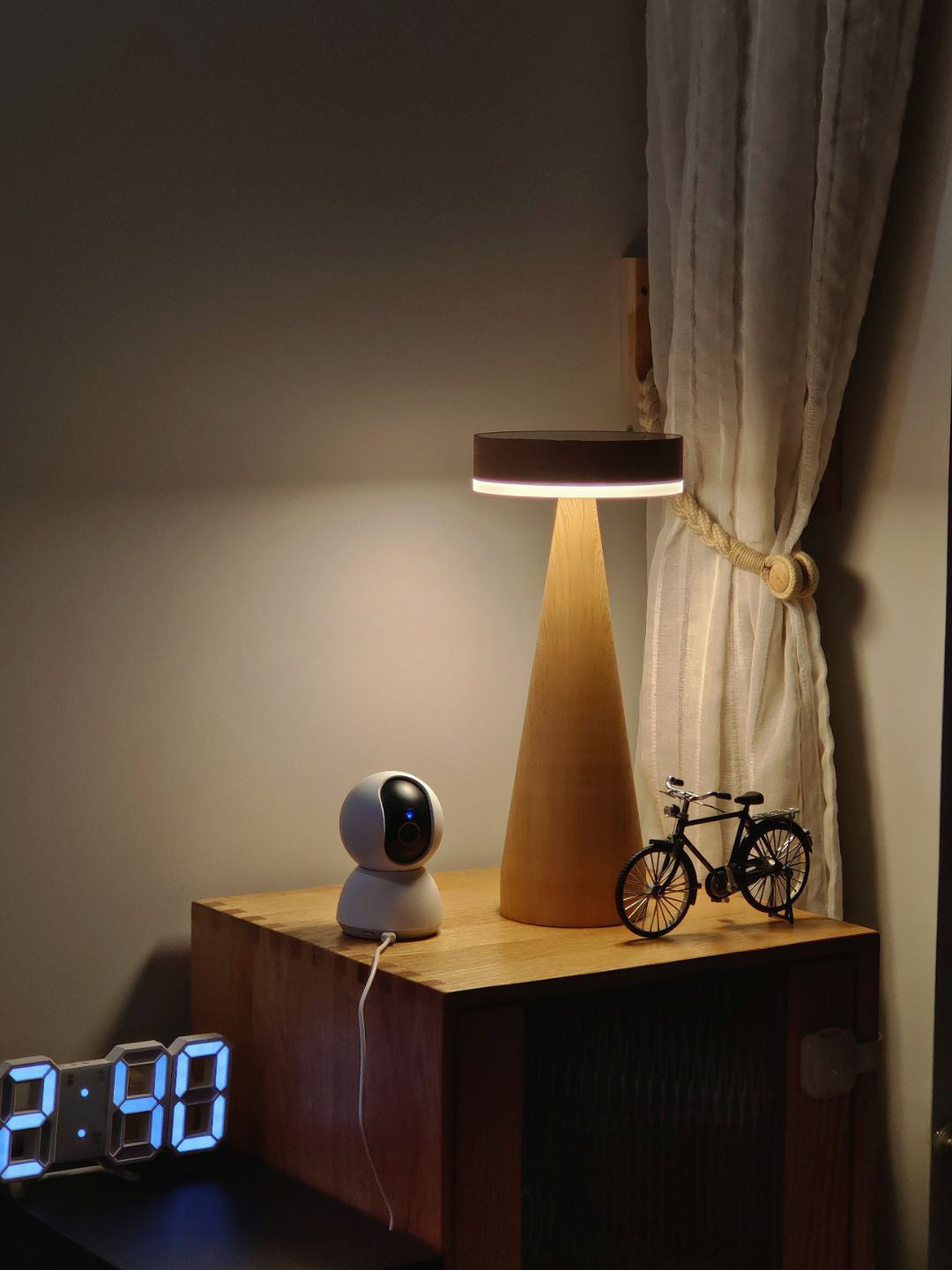 Lampe de Table Nautique Rechargeable - Élégance Inspirée par la Mer