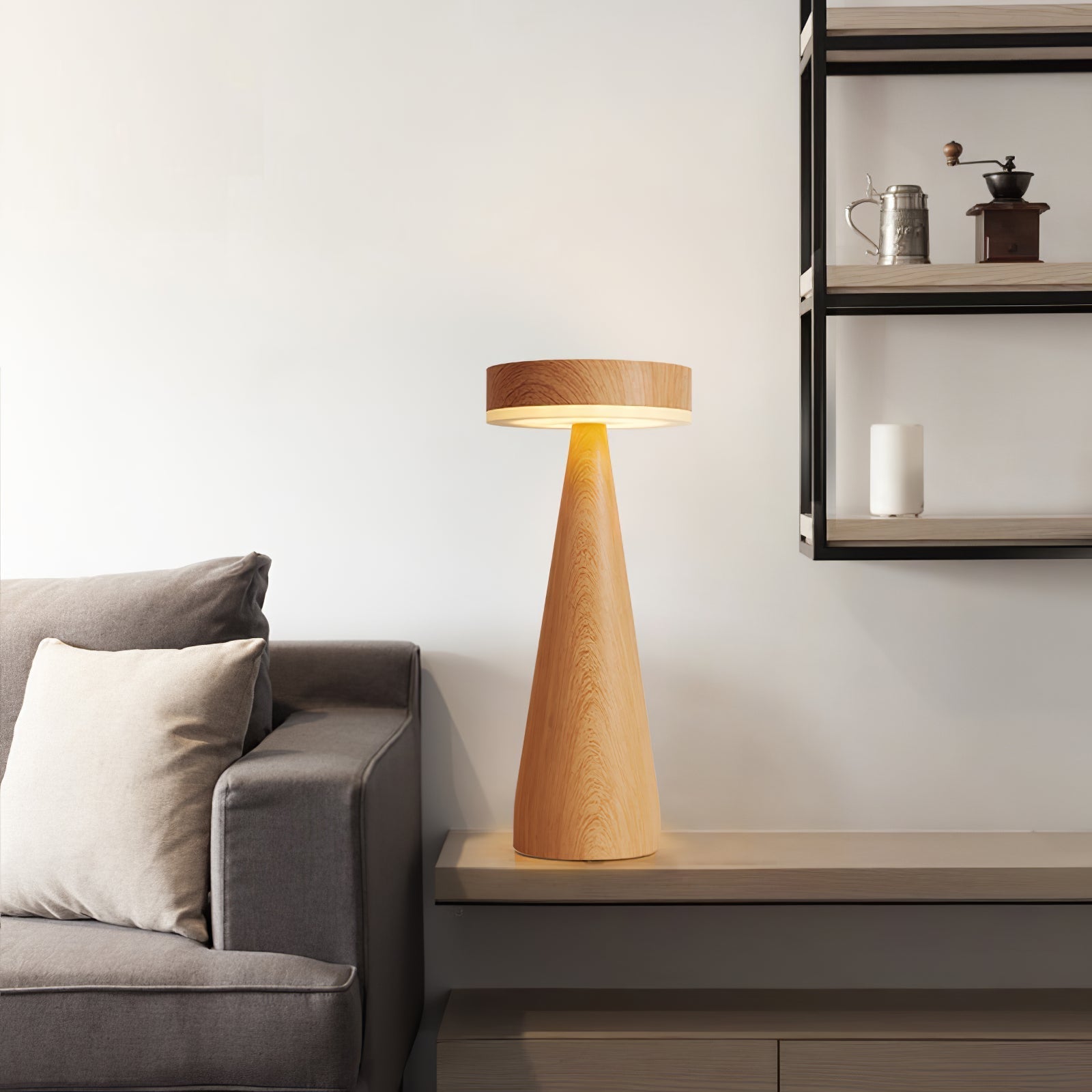 Lampe de Table Nautique Rechargeable - Élégance Inspirée par la Mer