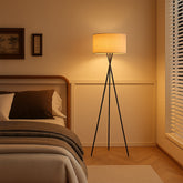 Lampe de Sol en Soie - Élégance Contemporaine et Atmosphère Chaleureuse