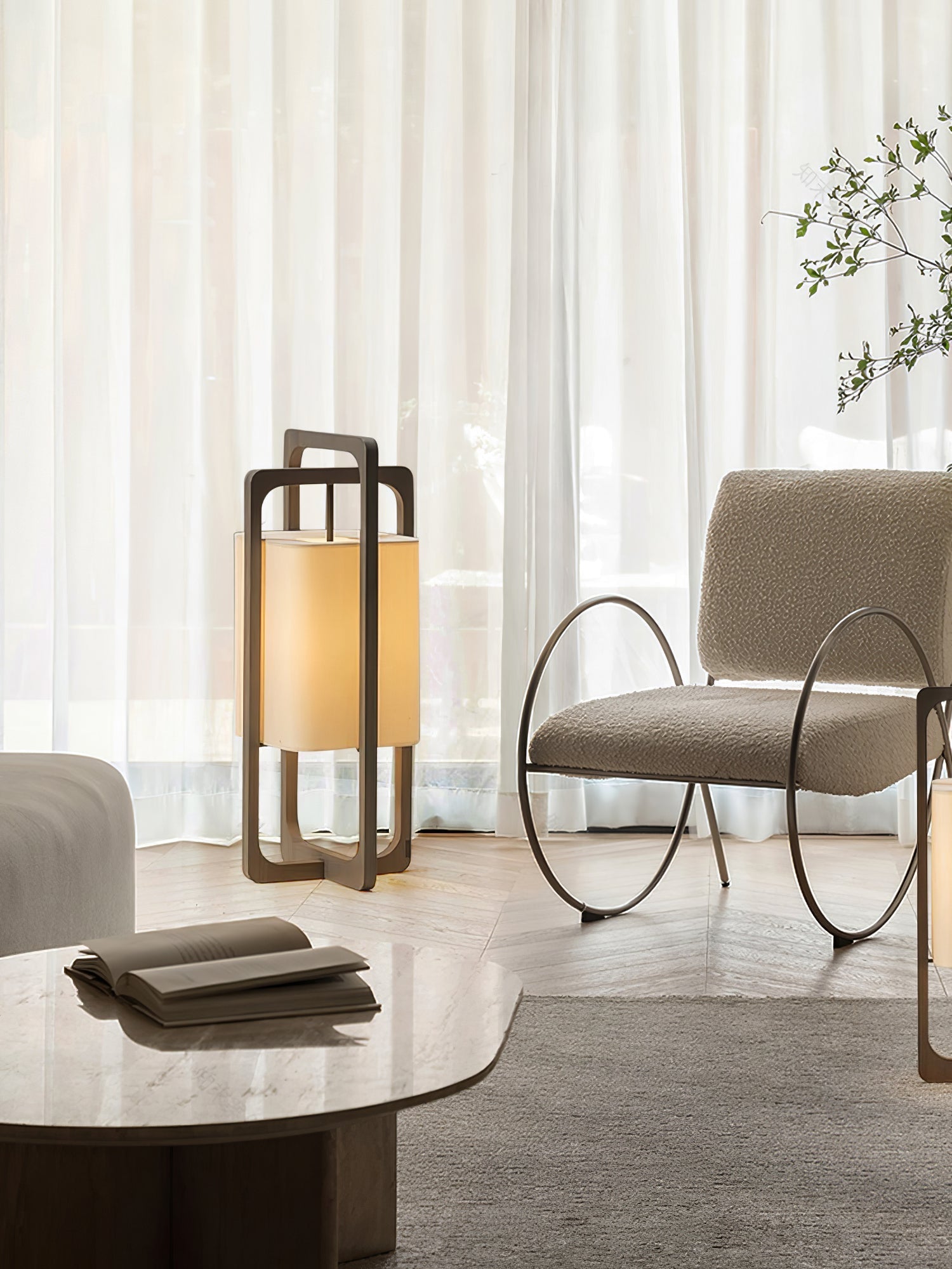 Lampe de Table Moderne en Bois - Design Raffiné et Atmosphère Intime