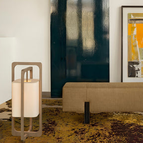 Lampe de Table Moderne en Bois - Design Raffiné et Atmosphère Intime