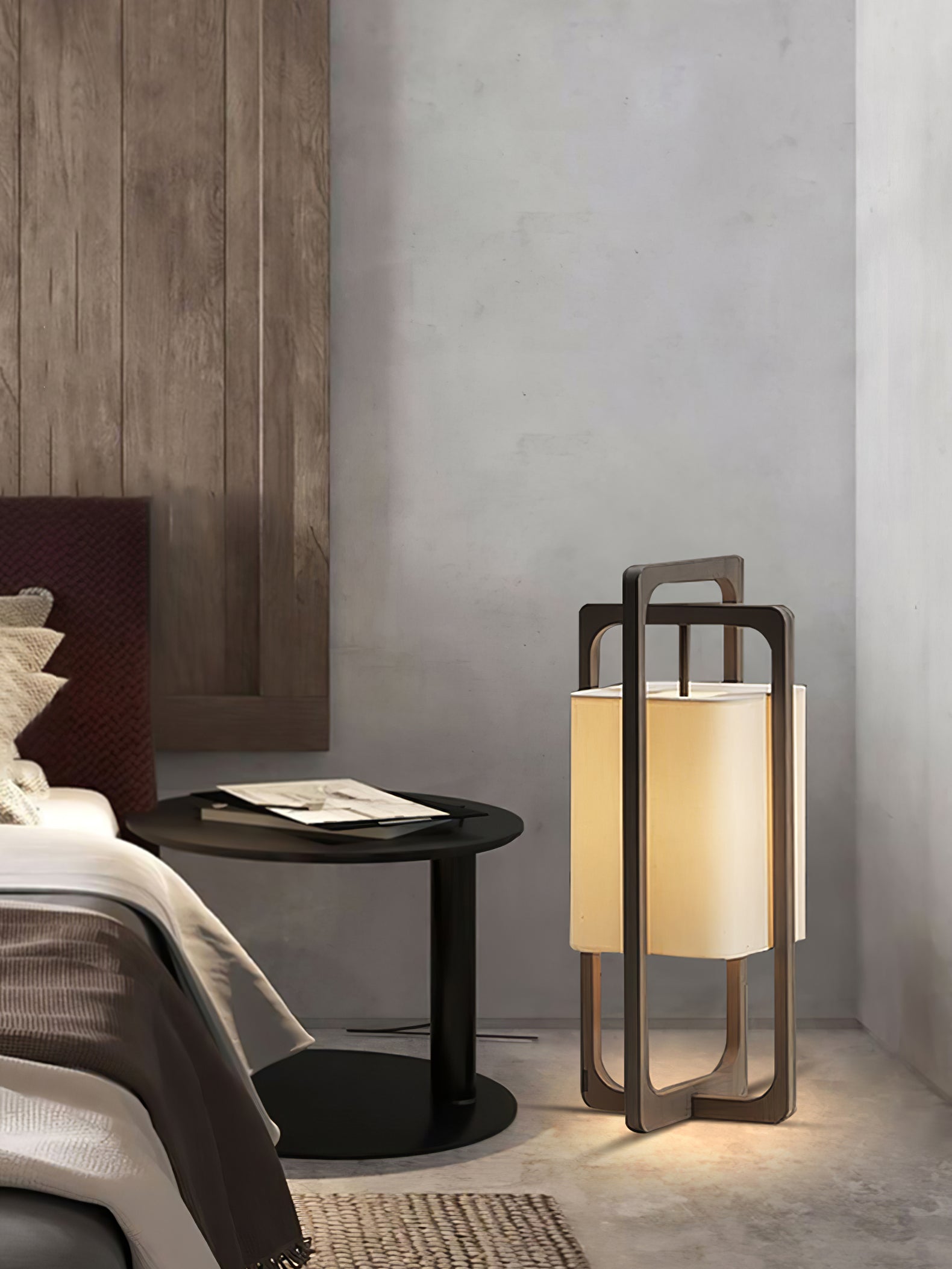 Lampe de Table Moderne en Bois - Design Raffiné et Atmosphère Intime