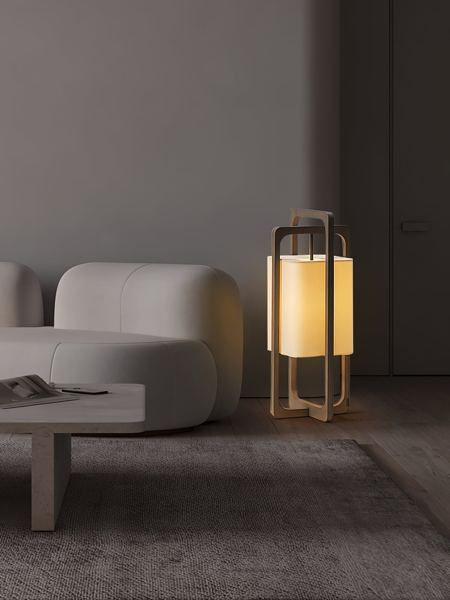 Lampe de Table Moderne en Bois - Design Raffiné et Atmosphère Intime