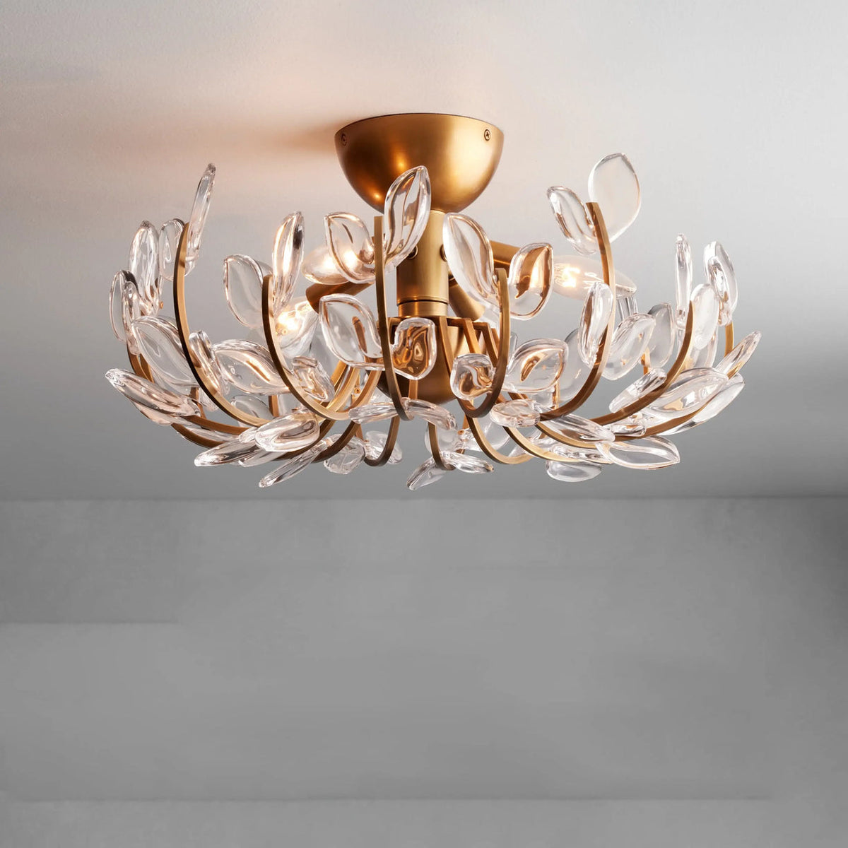 Lampe de Plafond Vintage en Métal - Élégance Intemporelle et Détails Raffinés