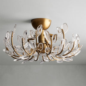 Lampe de Plafond Vintage en Métal - Élégance Intemporelle et Détails Raffinés