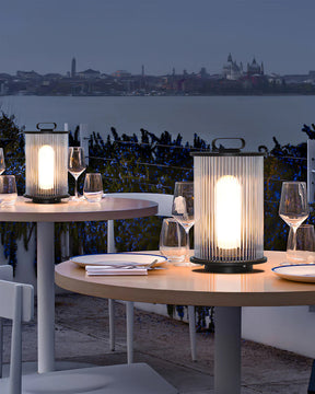 Lampe de Jardin Solaire en Verre - Éclairage Élégant et Résistant aux Intempéries