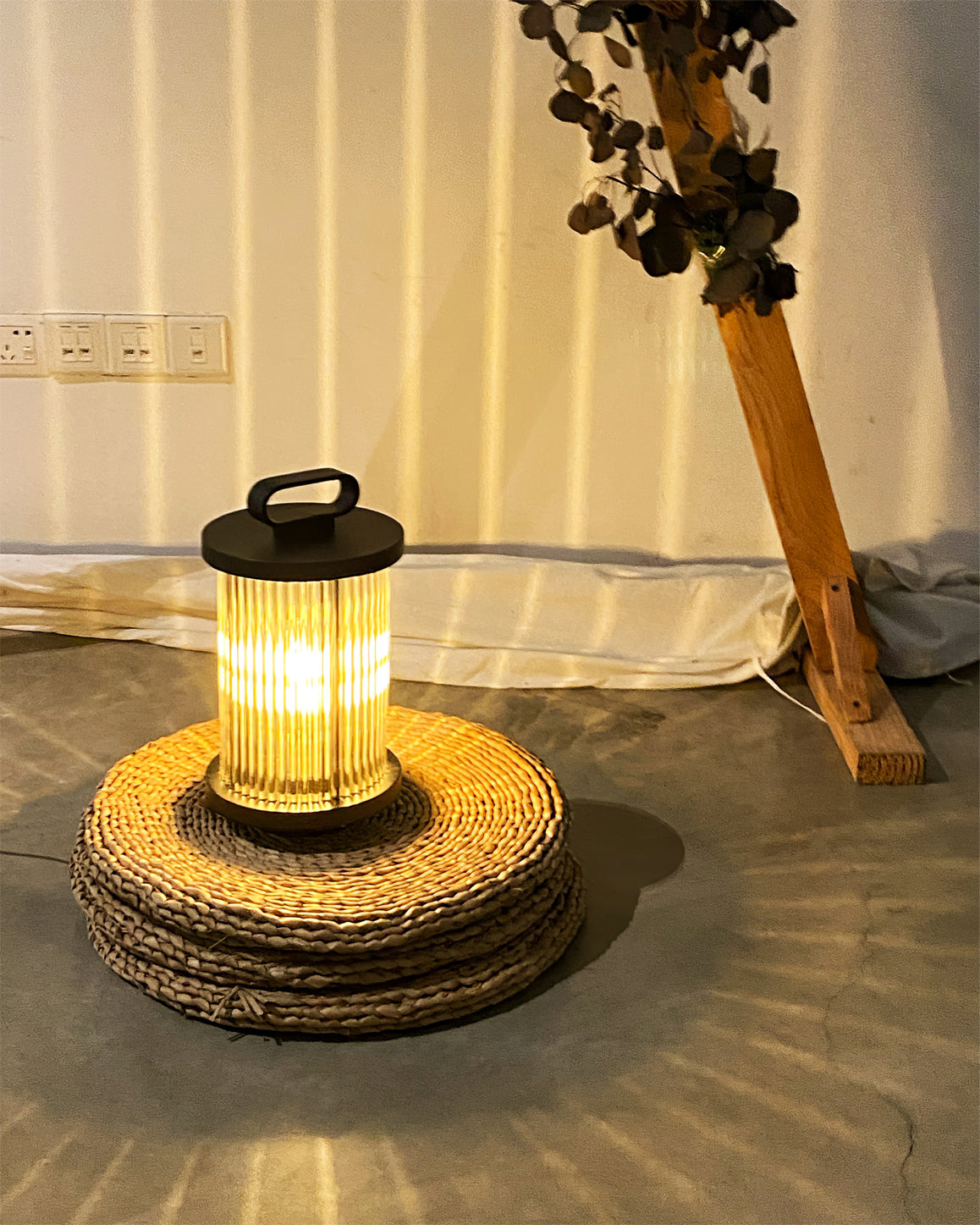 Lampe de Jardin Solaire en Verre - Éclairage Élégant et Résistant aux Intempéries