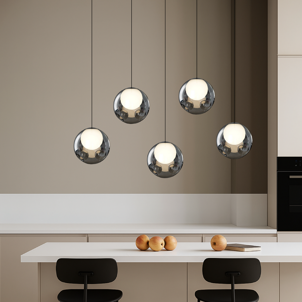 Lampe Suspendue en Verre Italien - Élégance Contemporaine et Ambiance Chaleureuse