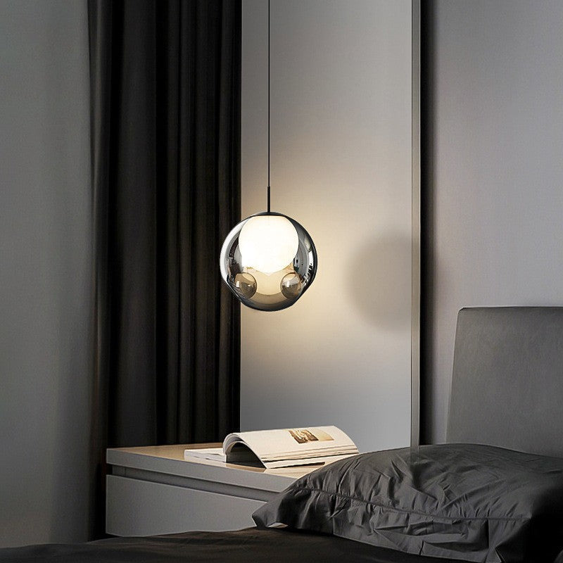 Lampe Suspendue en Verre Italien - Élégance Contemporaine et Ambiance Chaleureuse
