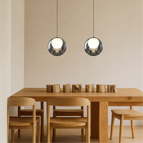 Lampe Suspendue en Verre Italien - Élégance Contemporaine et Ambiance Chaleureuse